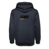 "BEEN THERE DONE THAT" Style 3 Shawl Collar Hoodie - navy