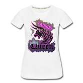 Taurus Queen Women’s Premium Organic T-Shirt - white