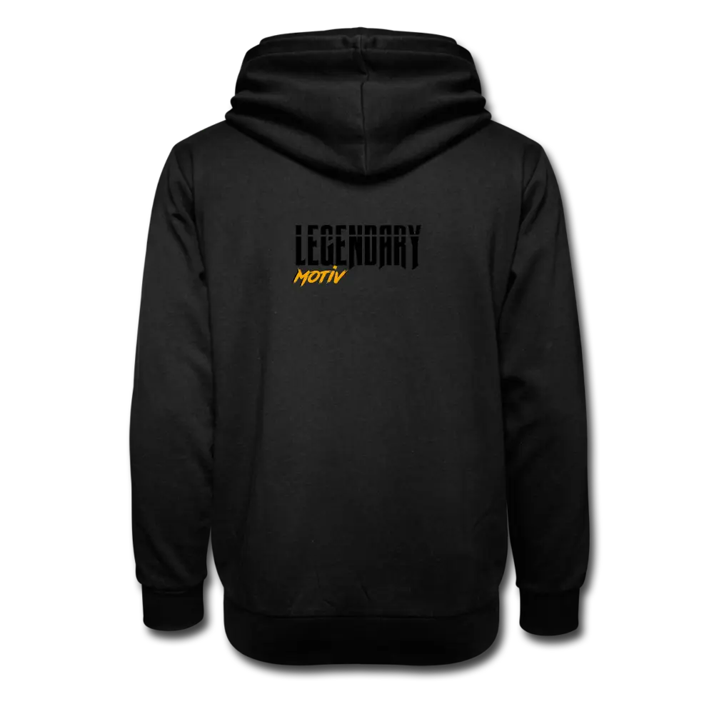 "BEEN THERE DONE THAT" Style 3 Shawl Collar Hoodie - black