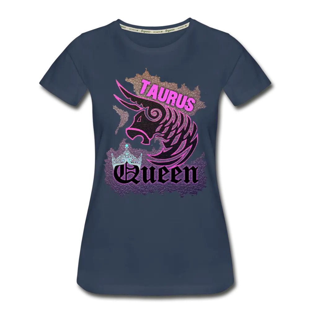 Taurus Queen Women’s Premium Organic T-Shirt - navy
