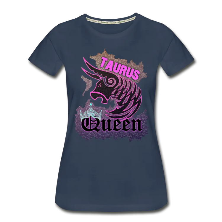 Taurus Queen Women’s Premium Organic T-Shirt - navy