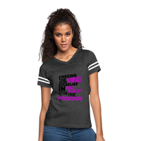 "TRUE FREEDOM" Women’s Vintage Sport T-Shirt - vintage smoke/white